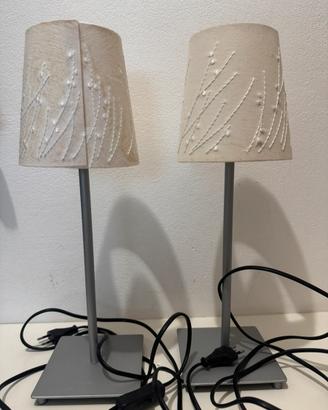 Lampade da comodino + lampada a sospensione