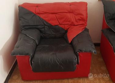 salotto in pelle da portare via da casa