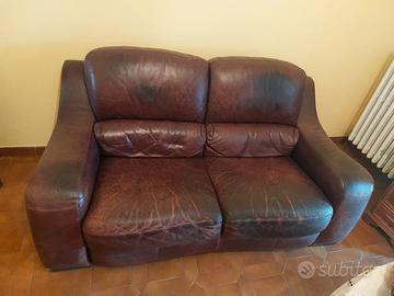 divano in vera pelle