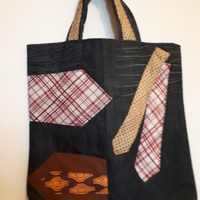 Borsa fatta a mano VINTAGE stile cravatte