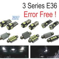 KIT 16 LAMPADE LED INTERNE BMW SERIE 3 E36 SEDAN C