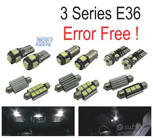 KIT 16 LAMPADE LED INTERNE BMW SERIE 3 E36 SEDAN C