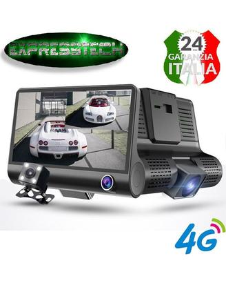 Nuova Dash Cam da 4 pollici + retrocamera HD 1080P