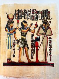 Disegni egiziani su carta papiro