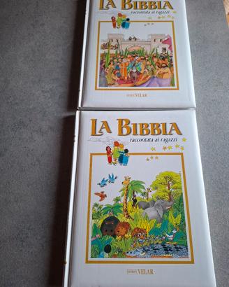 2 Libri La Bibbia raccontata ai ragazzi rigidi