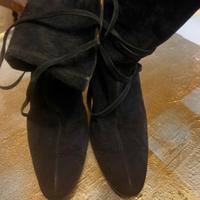 Stivali neri camoscio Sacchetti Aldo 40,5