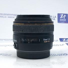 SIGMA 30 f1.4 xCANON + GARANZIA USATO