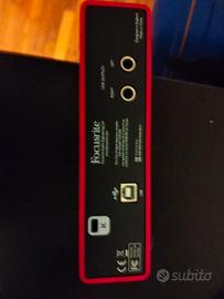 scheda audio focusrite