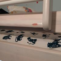 letto a castello con scrivania