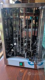 spiedo elettrico rototraslante acciao inox 705W