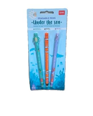 Legami Set 3 Penne Gel Cancellabili UNDER THE SEA