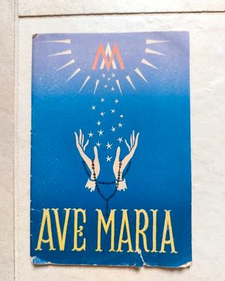 Libretto religioso vintage "Ave Maria" - 1944 - Ro