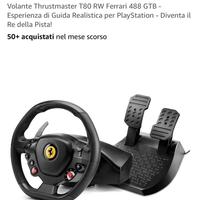 Volante x ps5  ferrari con pedali..