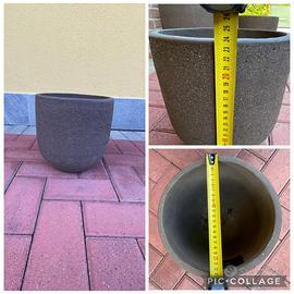Vaso in cemento 24 cm