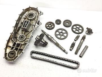 INGRANAGGI TRASMISSIONE E COPERCHIO CARTER YAMAHA 