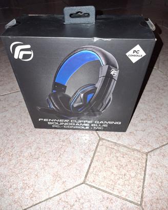 Fenner cuffie gaming soundgame Blue