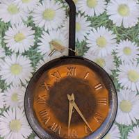 Orologio a Muro Vintage in Rame - Design Padella