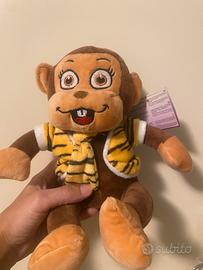 Peluche scimmia con cravatta dai + 12mesi