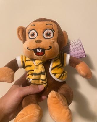 Peluche scimmia con cravatta dai + 12mesi
