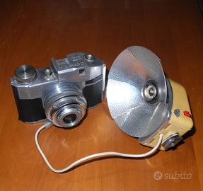 Bencini Comet II + flash vintage Ferrania