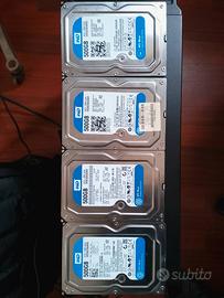 4 dischi wd blue 500gb
