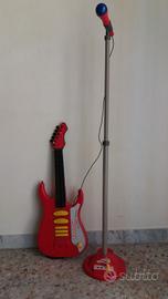 Chitarra bontempi con microfono