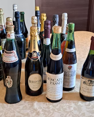 Spumanti + vini da collezione 25 bottiglie RITIRO
