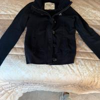 Felpa con zip abercrombie & fitch donna xs felpata