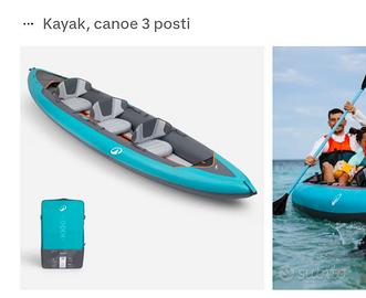 sport Canoa 3 posti twit comprata da Decathlon 
