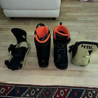 Scarponi Salomon e Attacchi Burton taglia 44.5