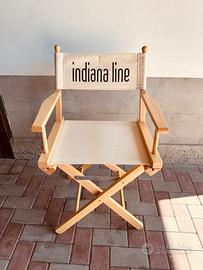 Coppia Sedie pieghevoli da regista - Indiana Line