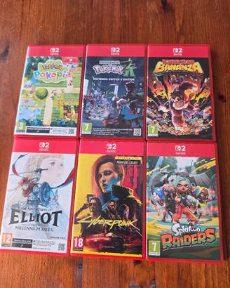  giochi Nintendo switch 2