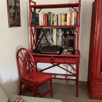 Scrivania completa in  cm 106x56x85