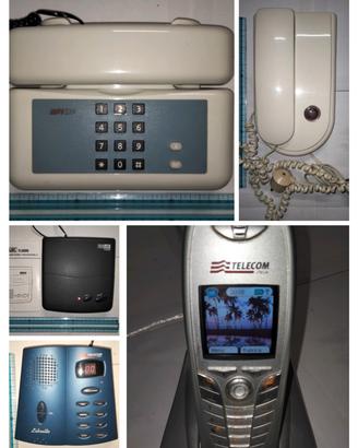 Lotto telefonia e segreterie anni 90 funzionanti