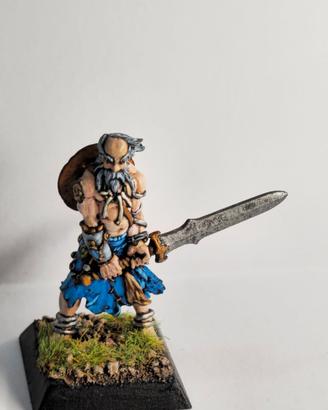 Rackham Confrontation – 2 Kelt Warriors 28mm minia