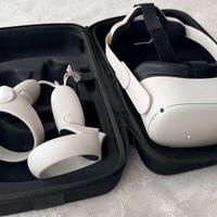 Visore VR Meta/Oculus Quest 2 + Custodia e Accesso