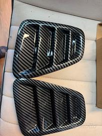 Cornici fari poste  restyling 595 abarth carbonio