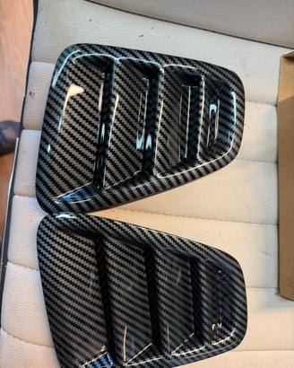 Cornici fari poste  restyling 595 abarth carbonio