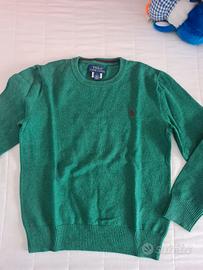 Polo ralph lauren maglia verde 7 anni