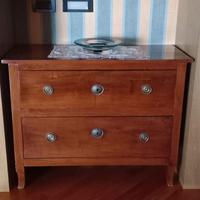 Cassettone 2 cassetti Ciliegio