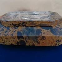 Scatolina in pietra ollare e madreperla