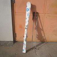 SCI DA DONNA&RAGAZZO DI MARCA SALOMON-NORDICA+ATT