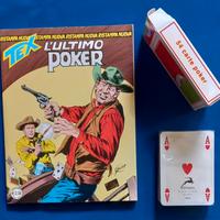mazzo di carte per poker + fumetto tex