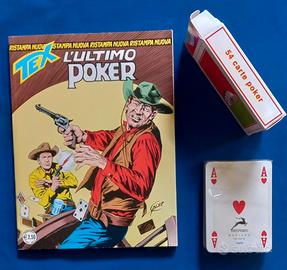 mazzo di carte per poker + fumetto tex