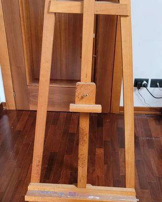 cavalletto da pittore in legno