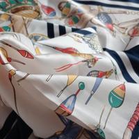 Foulard carré 90cm Flyfishing / pesca a mosca