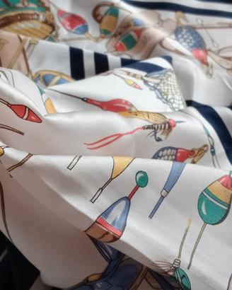 Foulard carré 90cm Flyfishing / pesca a mosca