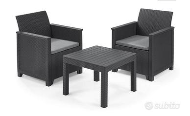 Emma Balcony set - 2 poltroncine e tavolino