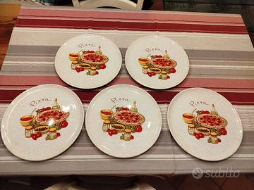 set 5 piatti pizza 