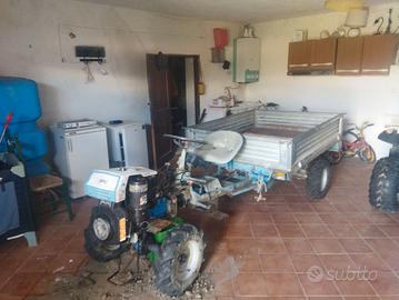 Motocoltivatore targato